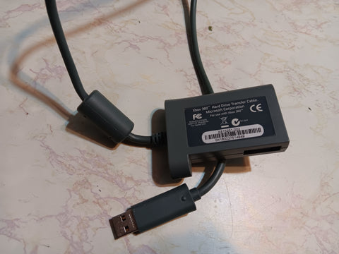 Xbox 360 Hard Drive Transfer Cable Microsoft USB Attachment x815251-002