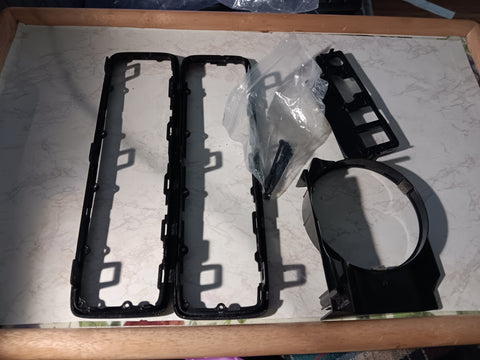Xbox 360 S Model Parts Screws Fan Duct Covers etc. Replacement Part Used