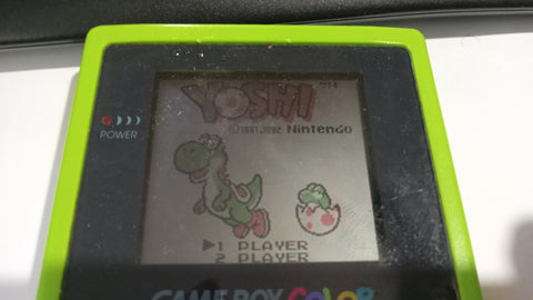 Yoshi's Cookie Tested Nintendo Gameboy Game