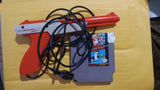 Zapper Light Gun Controller Gray NES + Super Mario Bros. Duck Hunt Game Original Nintendo