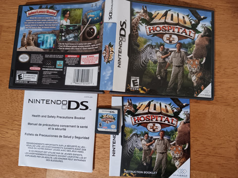 Zoo Hospital COMPLETE Case Manual Cartridge Used Nintendo DS Game