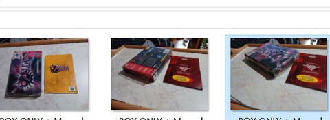 BOX ONLY + Manual Legend of Zelda Majora's Mask N64 NO GAME