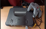 N64 Console and OEM Gray Nintendo 64 Controller FREE SHIPPING