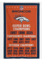 Denver Broncos Super Bowl Champions Vertical NFL 3x5 Flag