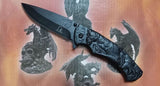 Dragon Warrior Stainless Steel Heavy Duty Spring Assisted Folding Pocket Knife