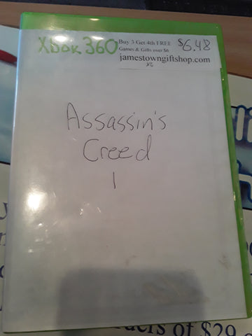Assassin's Creed 1 Used Xbox 360 Video Game