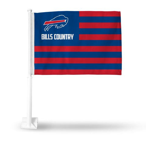 Buffalo Bills Country NFL Stars & Stripes Car Flag