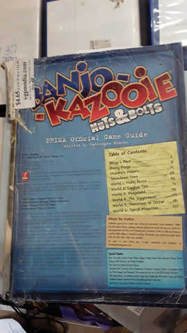 Banjo-Kazooie Nuts & Bolts Prima Official Guide Strategy Book