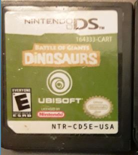 Battle of Giants Dinosaurs Used Nintendo DS Video Game Cartridge