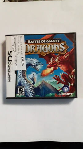 Battle of the Giants Dragons Used Nintendo DS Video Game