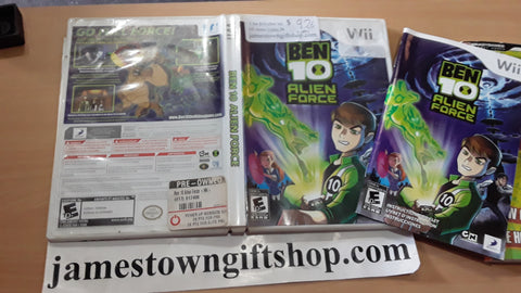 Ben 10 Alien Force Used Nintendo Wii Video Game