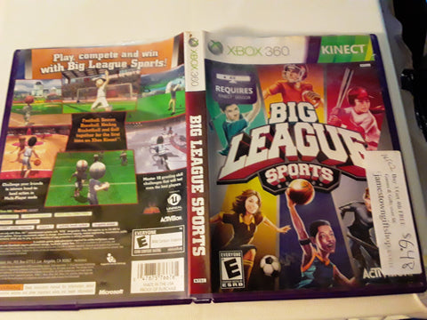 Big League Sports KINECT Used Xbox 360 Video Game