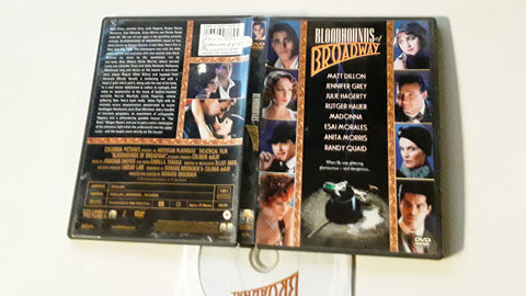 Bloodhounds of Broadway (DVD, 1989) Matt Dillon Jennifer Grey Madonna USED