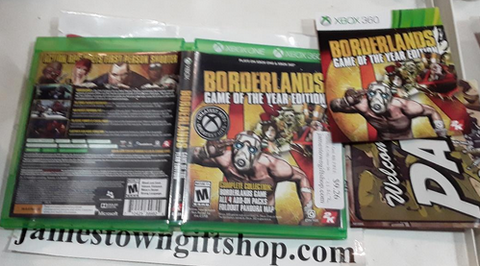 Borderlands Game of the Year Edition Xbox One USED for Xbox 360 Video Game