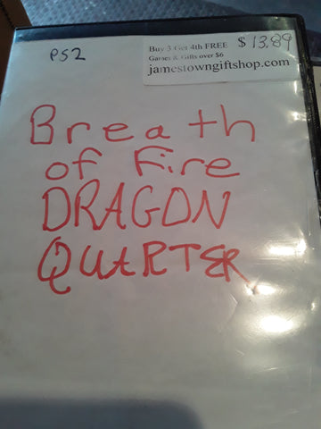 Breath of Fire Dragon Quarter USED PS2 Video Game