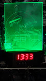 Buffalo Bills NFL David Helmet NFL Color-Changing LED Military Time Clock Night Light Lamp