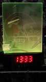 Buffalo Bills NFL David Helmet NFL Color-Changing LED Military Time Clock Night Light Lamp