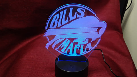 Buffalo Bills Mafia NFL Color Changing LED Night Light