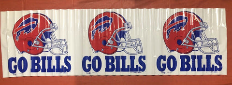 Buffalo Bills 18x63 NFL Plastic Banner