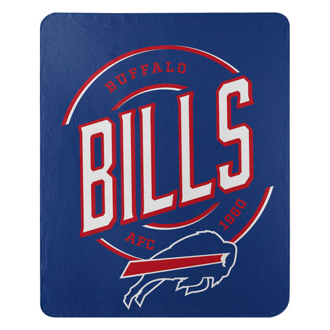 Buffalo Bills NFL 50 x 60 Campaign Fleece Thrown Blanket