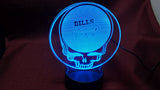 Buffalo Bills NFL Dead Head Changing LED Night Light