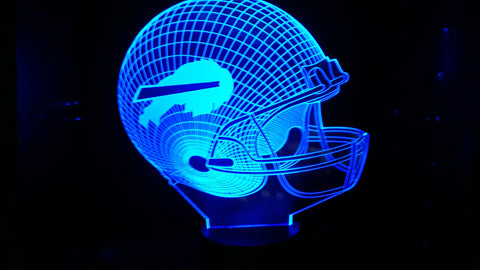 Buffalo Bills NFL JUMBO 8 inch Color-Changing LED Helmet Night Light Lamp