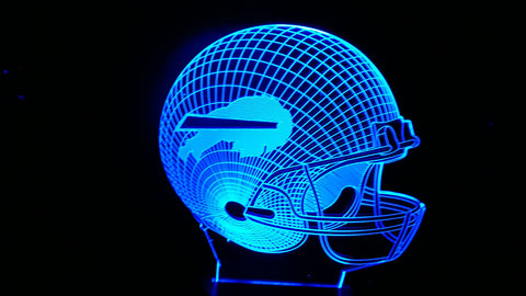 Buffalo Bills NFL MINI 6 inch Color-Changing LED Helmet Night Light Lamp