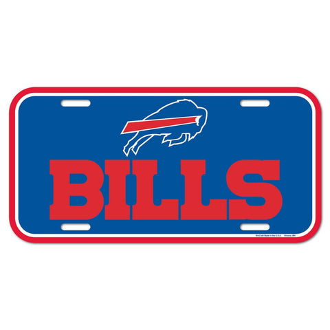 Buffalo Bills NFL Plastic License Plate