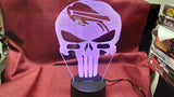 Buffalo Bills NFL Punisher Skull Color Changing LED Night Light