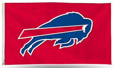 Buffalo Bills NFL Red Logo 3x5 Flag