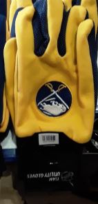 Buffalo Sabres NHL Yellow Team Utility Gloves
