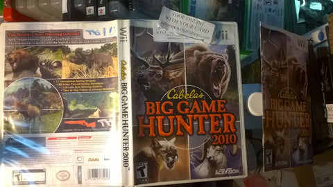 Cabela's Dangerous Hunts 2010 Used Nintendo Wii Hunting Video Game
