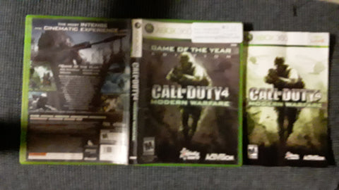Call of Duty 4 Modern Warfare Used Xbox 360 Video Game