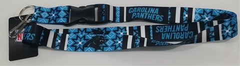 Carolina Panthers NFL Ugly Christmas Sweater Lanyard Keychain