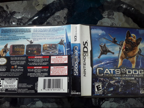 Cats & Dogs Revenge of Kitty Galore COMPLETE Used Nintendo DS Game