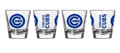 Chicago Cubs MLB 2oz. Four-Piece Cup Shot Glass Set