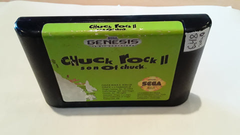 Chuck Rock II Son of Chuck Used Sega Genesis Video Game