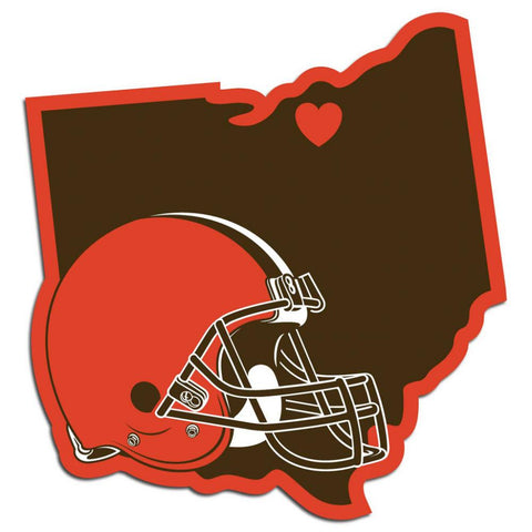 Cleveland Browns NFL Decal Home State Pride Style