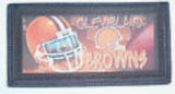 Cleveland Browns NFL Sublimated Logo Vintage Checkbook Wallet