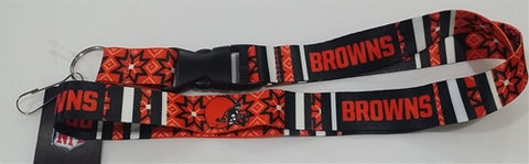 Cleveland Browns NFL Ugly Christmas Sweater Lanyard Key Chain