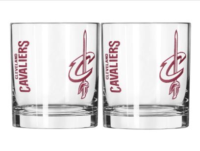 Cleveland Cavaliers NBA 14oz. Two-Pack Cup Rocks Glass Set