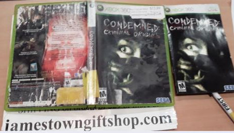 Condemned Criminal Origins Used Xbox 360 Video Game
