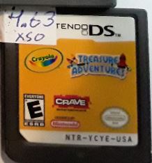 Crayola Treasure Adventures Used Nintendo DS Video Game