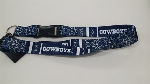 Dallas Cowboys NFL Ugly Christmas Sweater Lanyard Key Chain