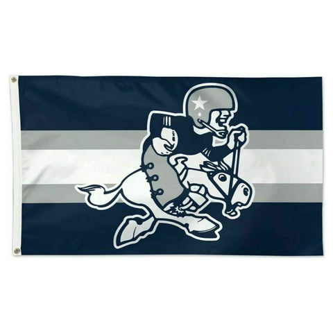 Dallas Cowboys Retro Vintage 3x5 Rowdy The Mascot NFL Flag