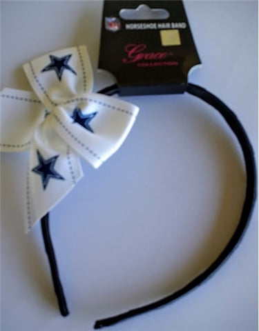 Dallas Cowboys NFL Grace Collection Bow Headband