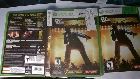 Def Jam Rapstar USED Xbox 360 Video Game