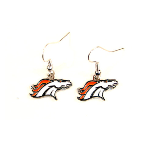 Denver Broncos NFL Dangle Earrings