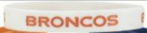 Denver Broncos Silicone Bracelets (Various Colors)