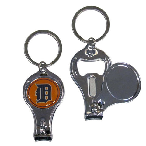 ***50OFF*** Detroit Tigers MLB 3 in 1 Metal KeyChain Bottle Opener Nail Clipper